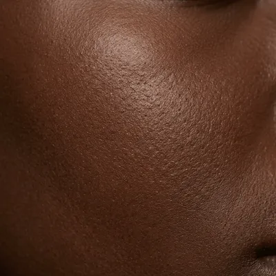 Healthy dark skin texture