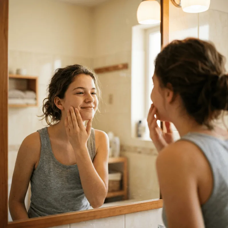 That moment when your skin starts feeling calm and clear again