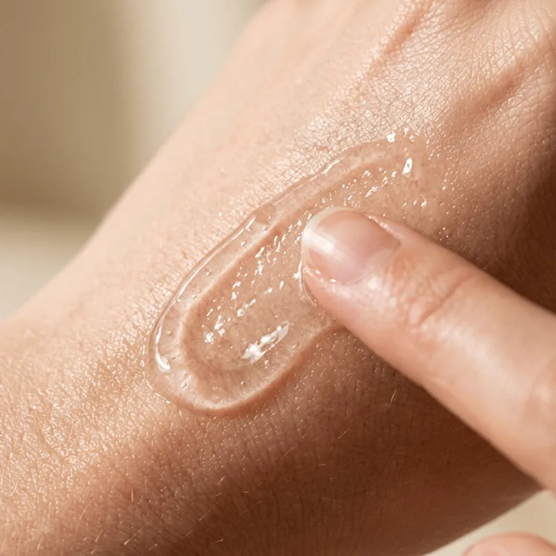 Lightweight 10% Niacinamide serum gel texture