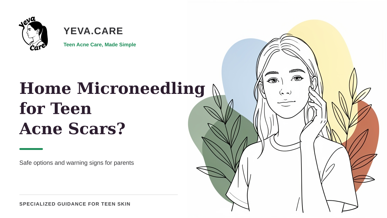 Can Teens Use Microneedling at Home for Acne Scars?