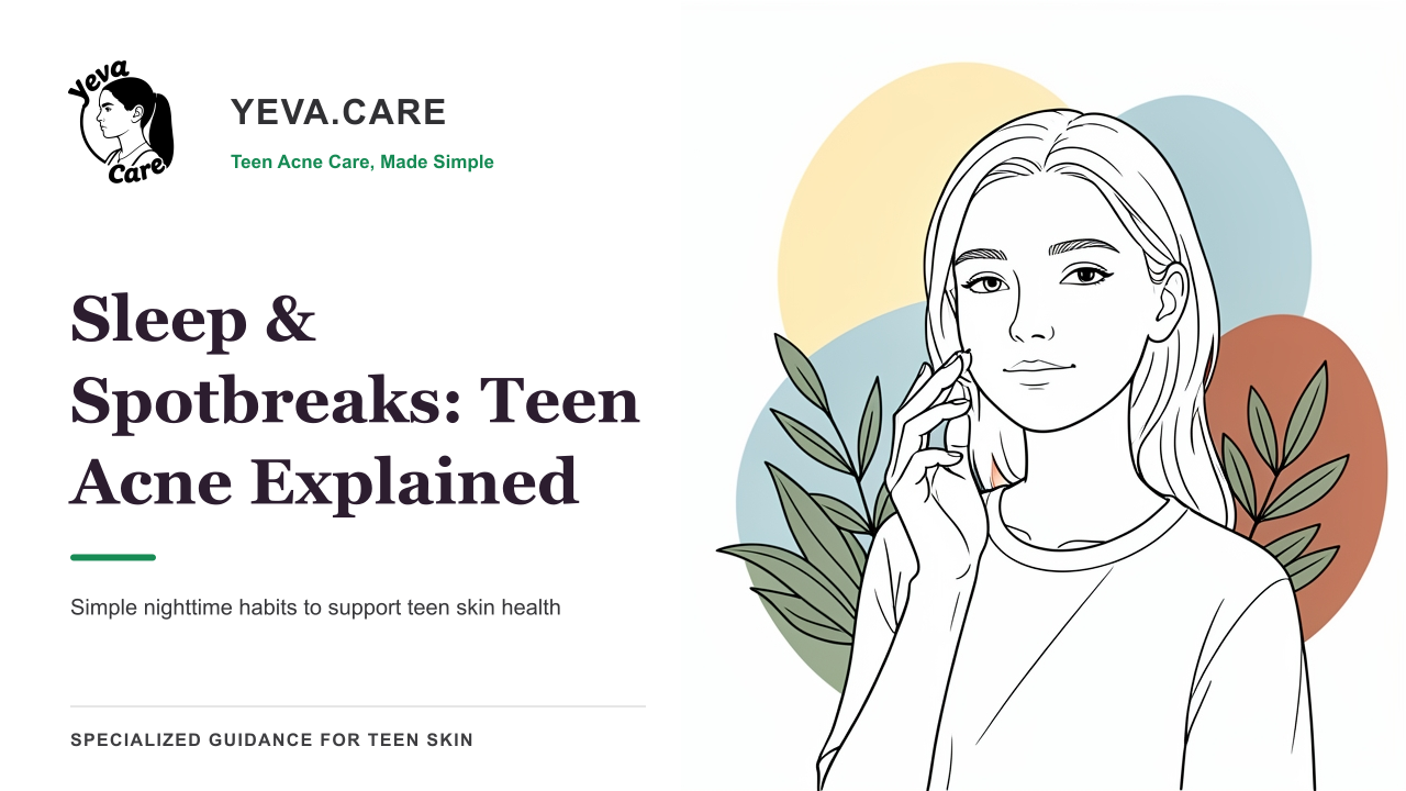 Sleep, Stress, and Spotbreaks: How Your Teen’s Nighttime Habits May Affect Acne