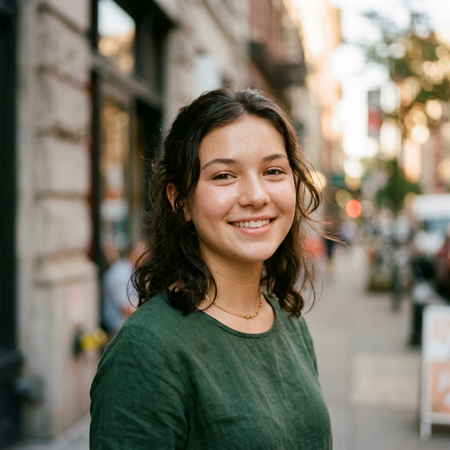 Confident teen with clear, protected skin — daily prevention at work