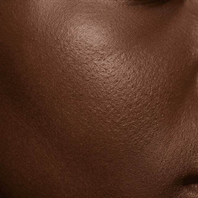 Healthy dark skin texture